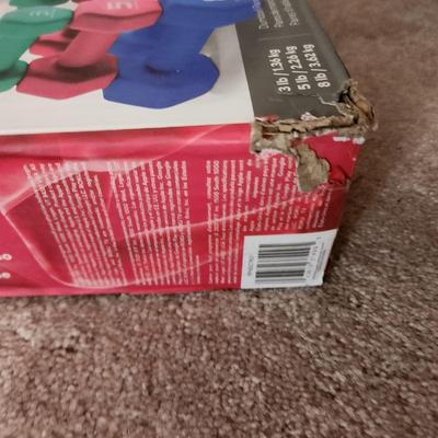 Pro Form Neoprene Dumbbell Set 32 Pounds Total 8 Lb 5lb 3lb Pairs