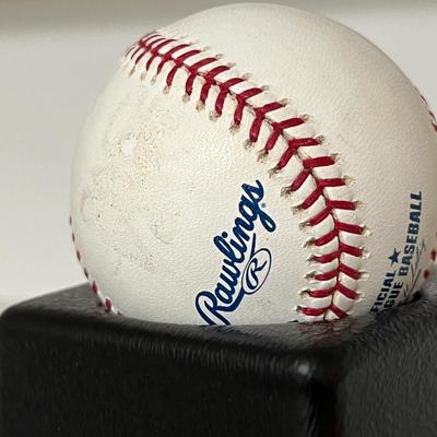Mike Schmitt Signed Autographed Baseball Philadelphia Phillies MLB