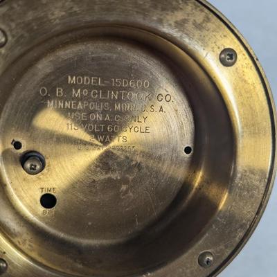 O. B. McClintock Co. Art Dec Clock