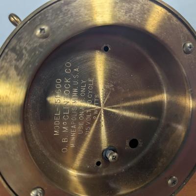 O. B. McClintock Co. Art Dec Clock