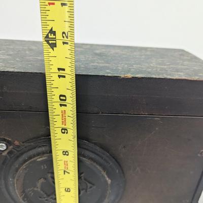 Antique Ornate Wood Mantle Clock