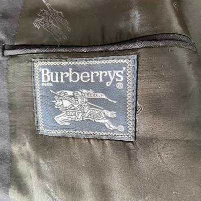 3 Piece Burberrys Lot - Suit Coat 2 Dress Shirts