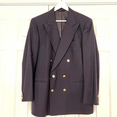 3 Piece Burberrys Lot - Suit Coat 2 Dress Shirts