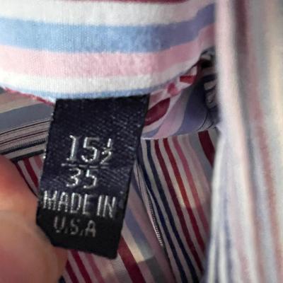 3 Piece Burberrys Lot - Suit Coat 2 Dress Shirts