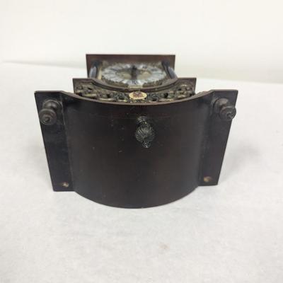 Battery Operated Antique Dutch Moon Wall Clock Made In Holland