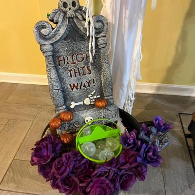 Lifesize Halloween Decor Lot