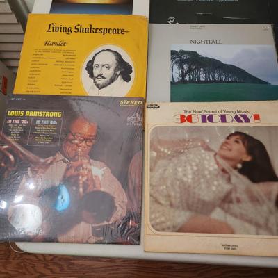 Record Albums Lot Shakespeare David Lanz Van Cliburn Stevie Wonder, Liza Minnelli