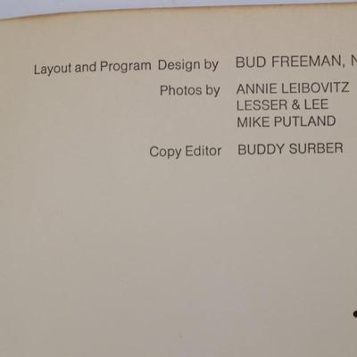 Vintage Band Concert/Tour Programs (7)