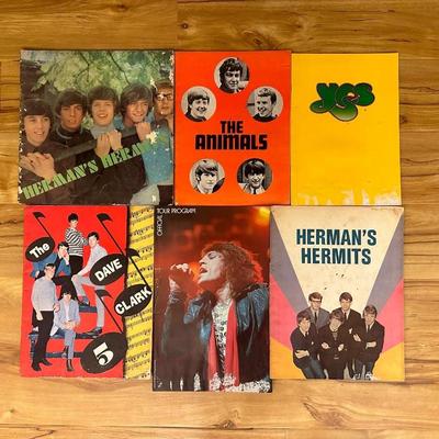 Vintage Band Concert/Tour Programs (7)