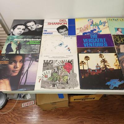 Record Albums Lot Simon Garfunkel Del Shannon Phoebe Snow Bill Haley Jerry Lewis Doors, Herman's HermitsHotel California