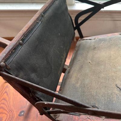 ANTIQUE CHILDS PULL CART BUGGY