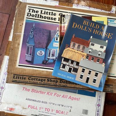 DOLLHOUSE KITS, BOOKS LOT