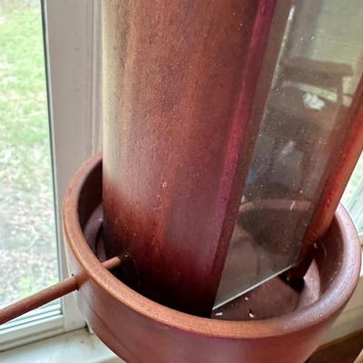 TEAKWOOD BIRD FEEDER