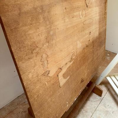 DRAFTING TABLE, SAWHORSES