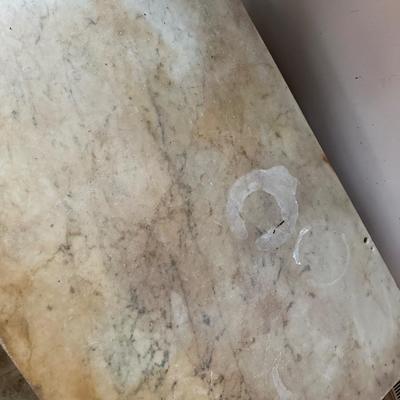 MARBLE TOP ANTIQUE WASH STAND