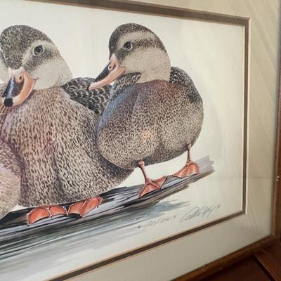 FRAMED DUCK ART