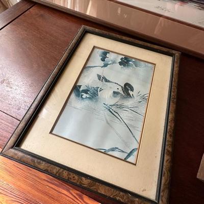 FRAMED DUCK ART