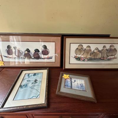 FRAMED DUCK ART
