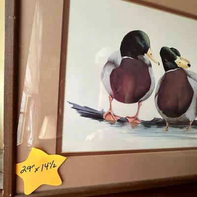 FRAMED DUCK ART