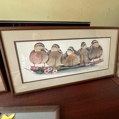 FRAMED DUCK ART