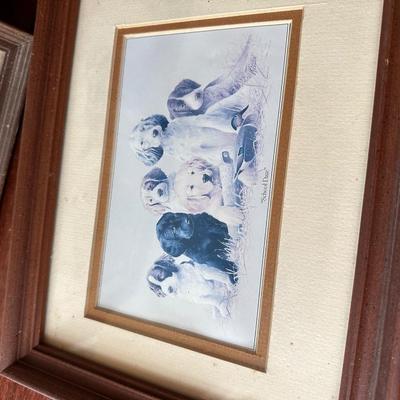 FRAMED ANIMAL PICTURE LOT