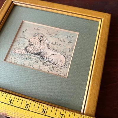 FRAMED ANIMAL PICTURE LOT
