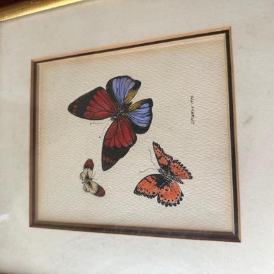 ANNE WORSHAM RICHARDSON & BUTTERFLY PRINT LOT
