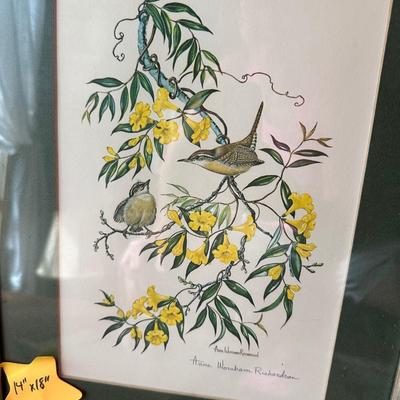 ANNE WORSHAM RICHARDSON & BUTTERFLY PRINT LOT