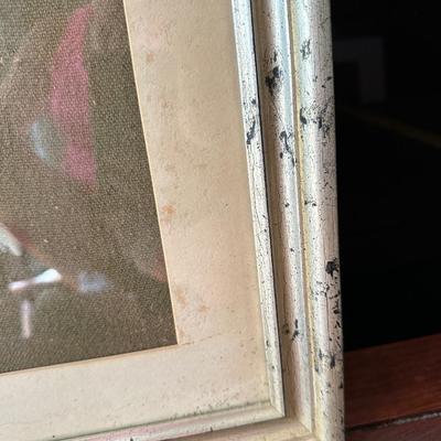 CREWEL ART SQUIRREL FRAMED
