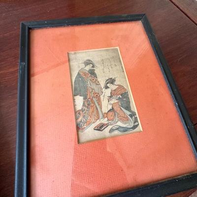 MISC ASIAN FRAMED ART LOT
