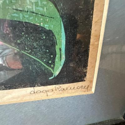 MISC ASIAN FRAMED ART LOT