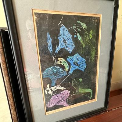 MISC ASIAN FRAMED ART LOT