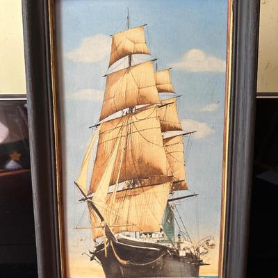 FRAMED USS HARTFORD ART