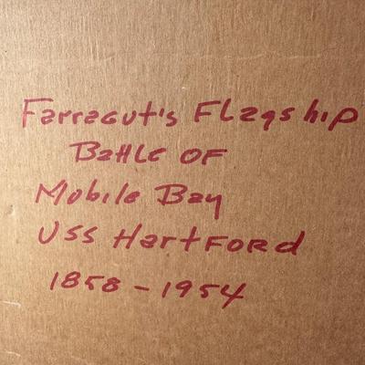 FRAMED USS HARTFORD ART