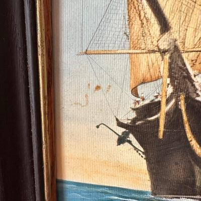 FRAMED USS HARTFORD ART