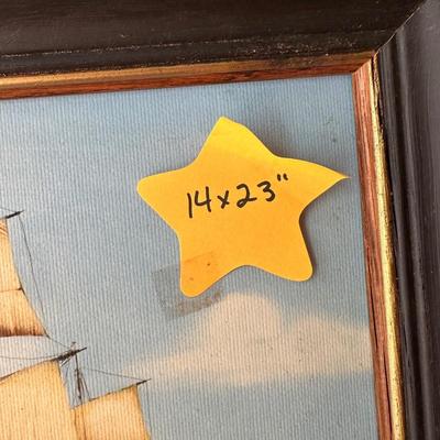 FRAMED USS HARTFORD ART