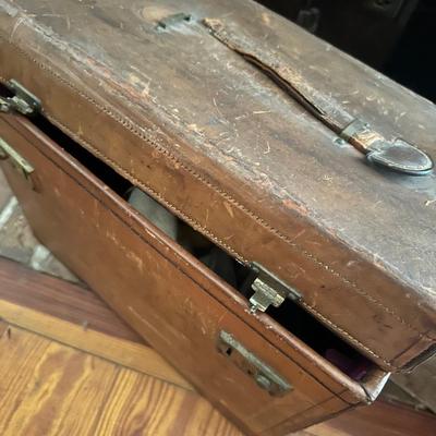 SHOE SHINE BOX, ROCKER & METAL BOXES