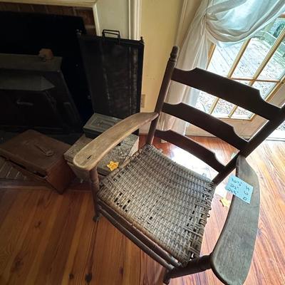 SHOE SHINE BOX, ROCKER & METAL BOXES