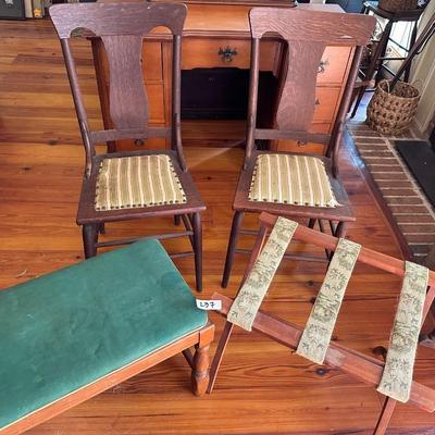 CHAIRS, STOOL& LUGGAGE RACK