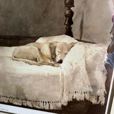 MASTER BEDROOM FRAMED ART PRINT ANDREW WYETH
