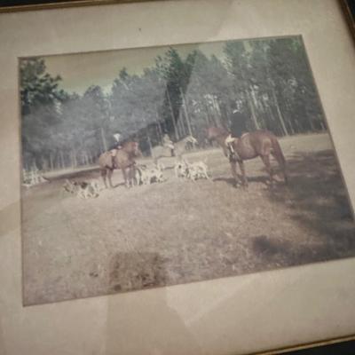 MISC HUNT PHOTOS, CRESTS FRAMED