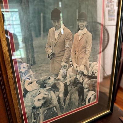 MISC HUNT PHOTOS, CRESTS FRAMED