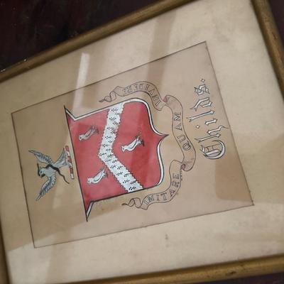 MISC HUNT PHOTOS, CRESTS FRAMED