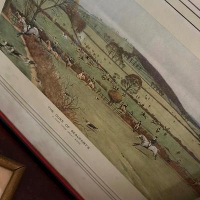 MISC HUNT PHOTOS, CRESTS FRAMED