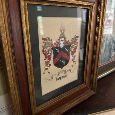 MISC HUNT PHOTOS, CRESTS FRAMED