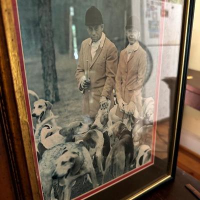 MISC HUNT PHOTOS, CRESTS FRAMED