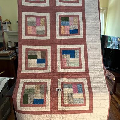 HANDMADE QUILT SIGNED