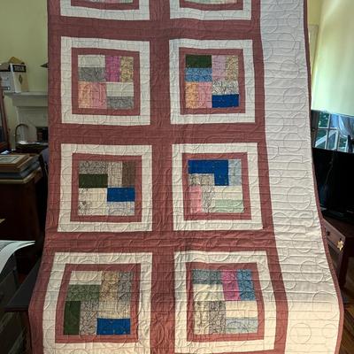 HANDMADE QUILT SIGNED