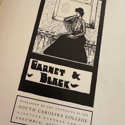 GARNET AND BLACK VINTAGE and Antique USC YEARBOOKS