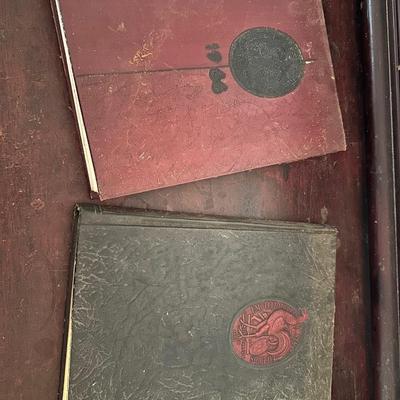 GARNET AND BLACK VINTAGE and Antique USC YEARBOOKS